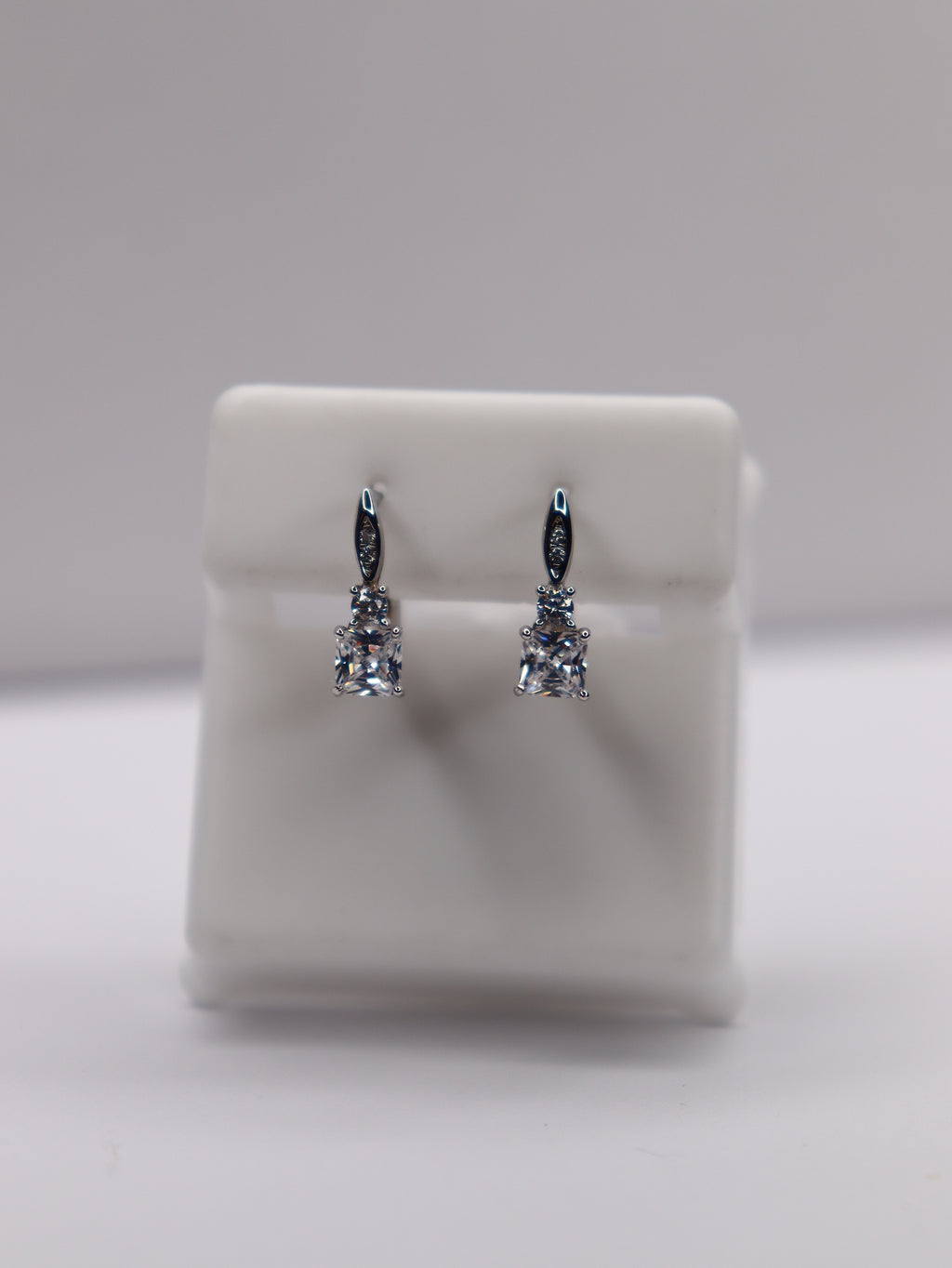 Aurelia 925 Sterling Silver Crystal Hoops