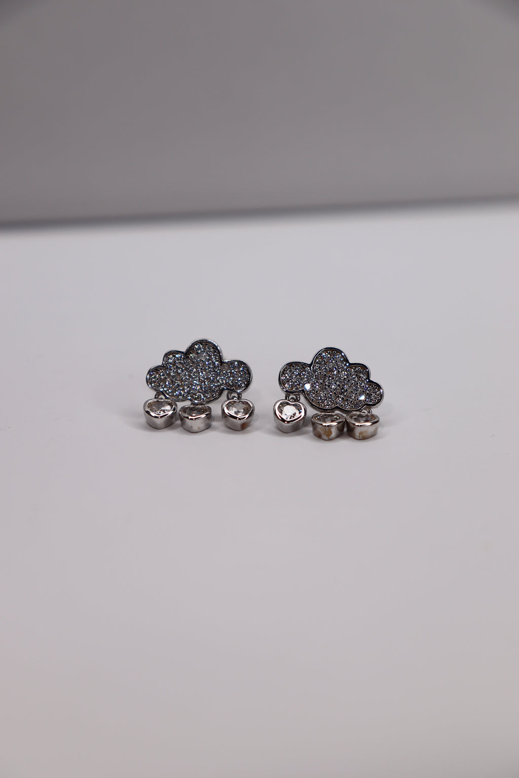 Love Rain 925 Sterling Silver Cloud Drop Earrings