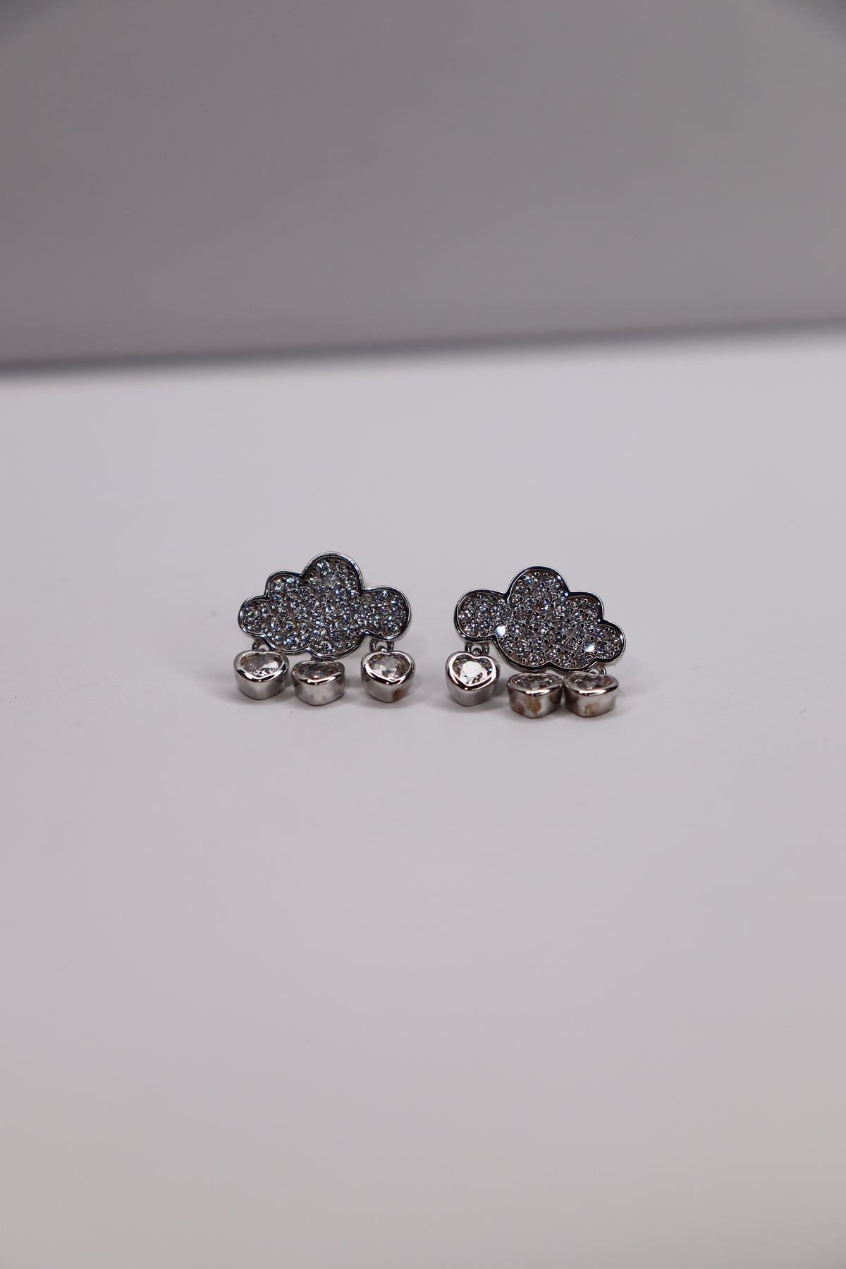Love Rain 925 Sterling Silver Cloud Drop Earrings