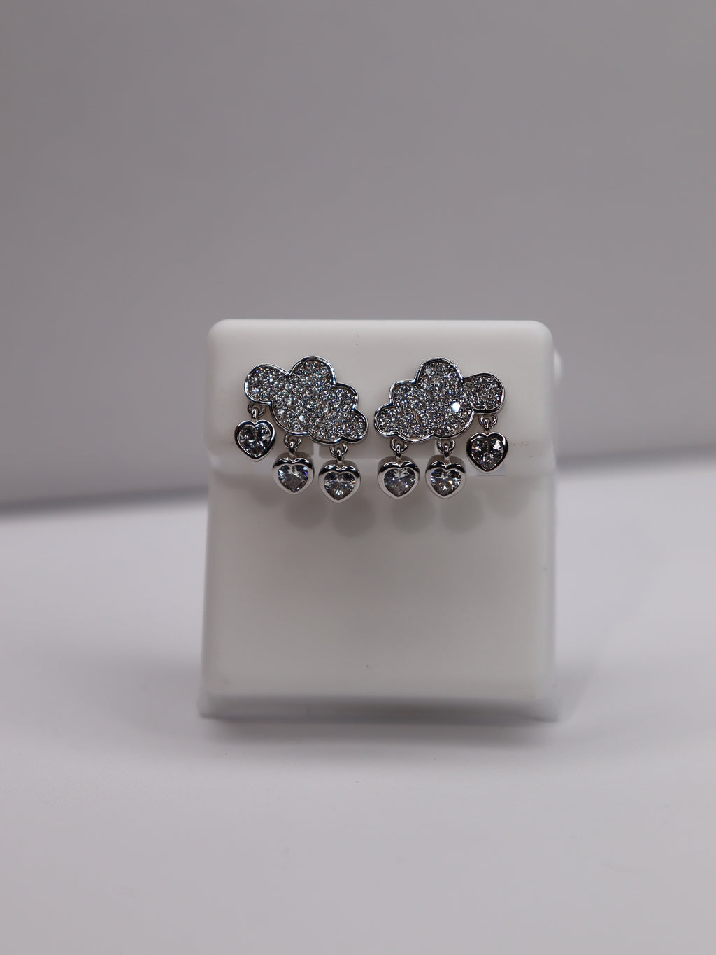 Love Rain 925 Sterling Silver Cloud Drop Earrings