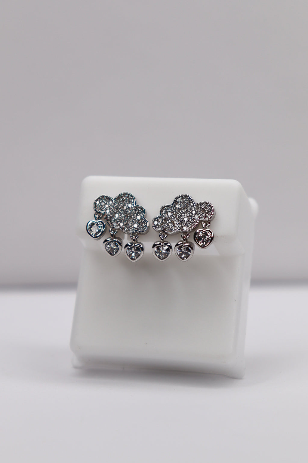 Love Rain 925 Sterling Silver Cloud Drop Earrings