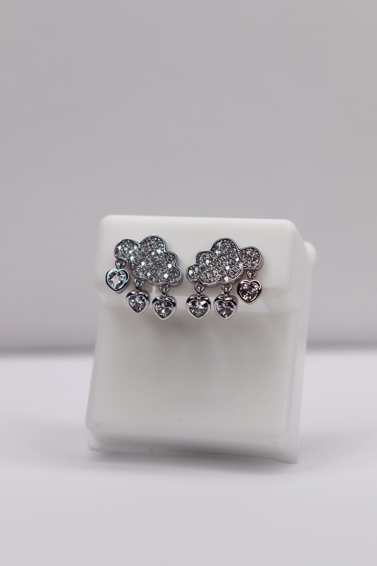 Love Rain 925 Sterling Silver Cloud Drop Earrings