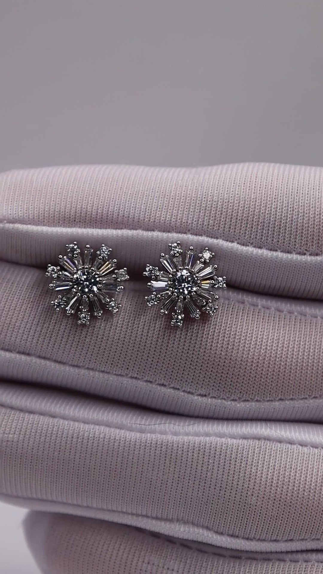 Supernova 925 Sterling Silver Stud Earrings